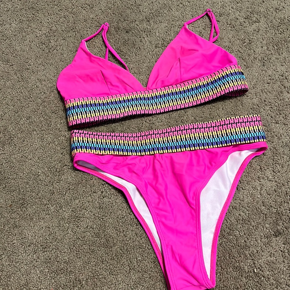 Two piece bathing suit
